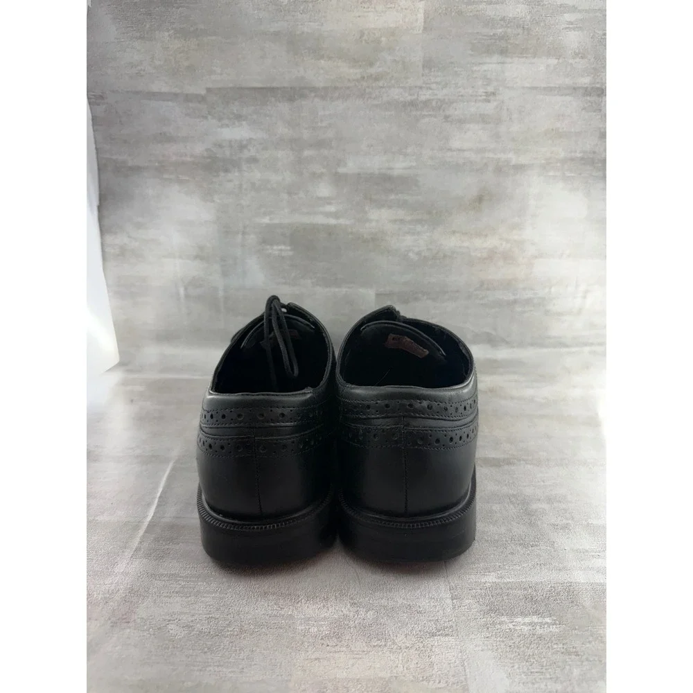 Rockport Men Black Leather Wingtip Oxford Shoes truTECH V80703 Size 9.5W